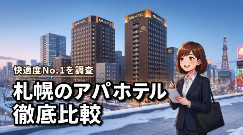 札幌にあるアパホテルを紹介