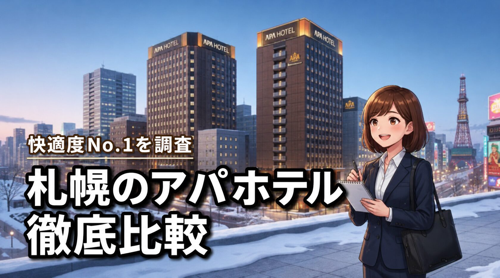 札幌にあるアパホテルを紹介