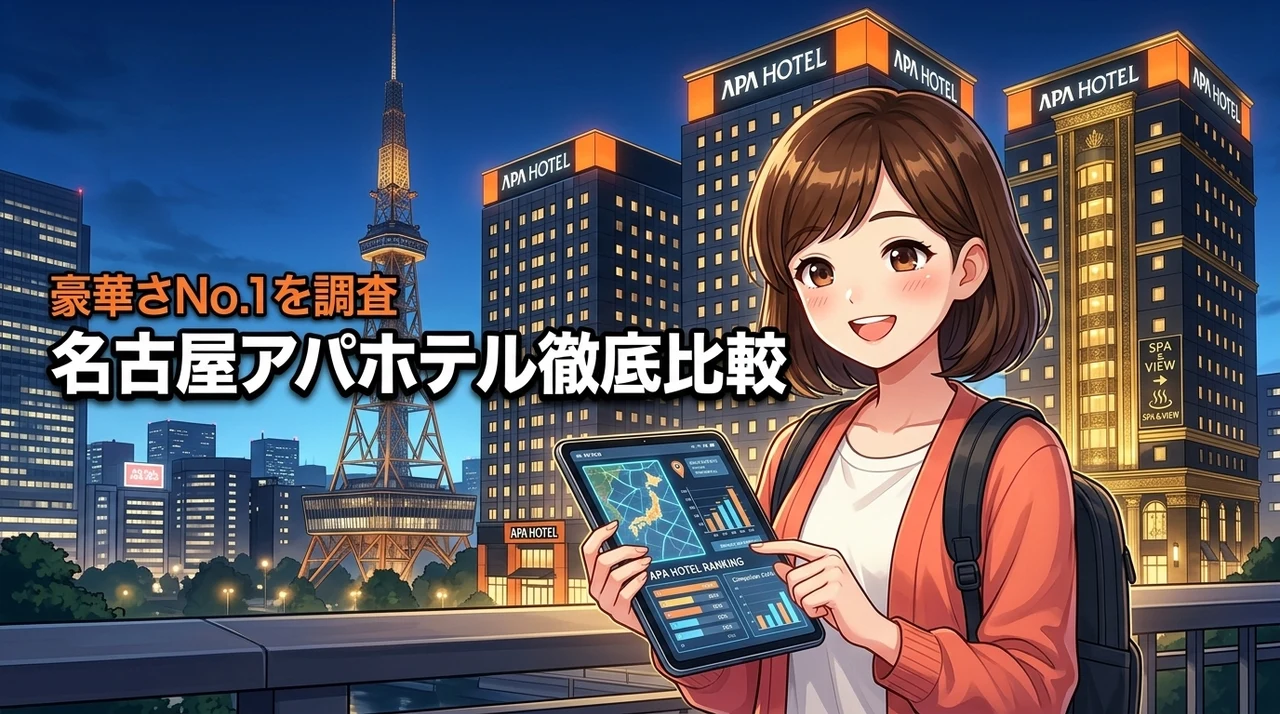 名古屋にあるアパホテルを徹底比較!どこが一番豪華なのか調査!