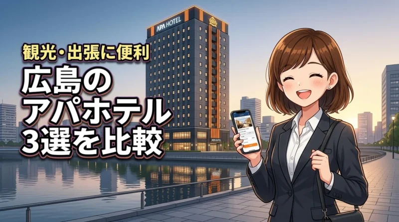 広島のアパホテルおすすめ3選を比較！観光や出張に便利な店舗はどこ？