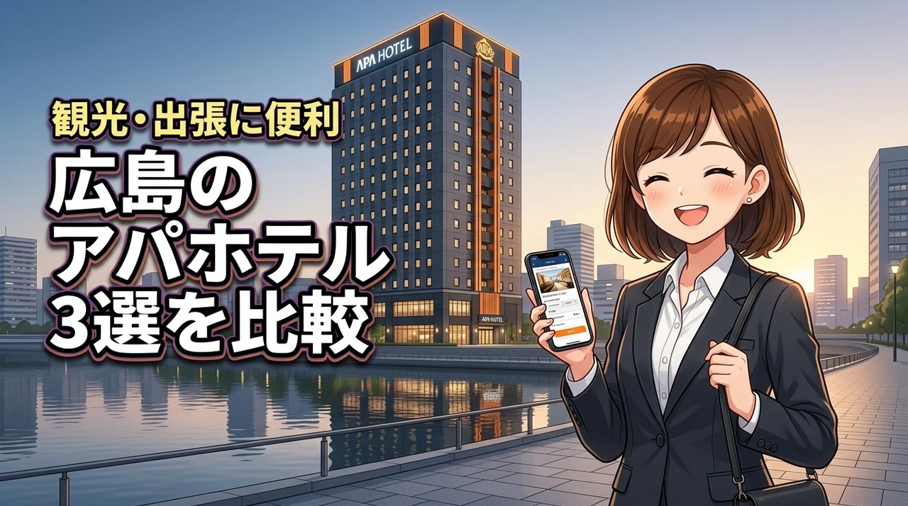広島のアパホテルおすすめ3選を比較!観光や出張に便利な店舗はどこ?