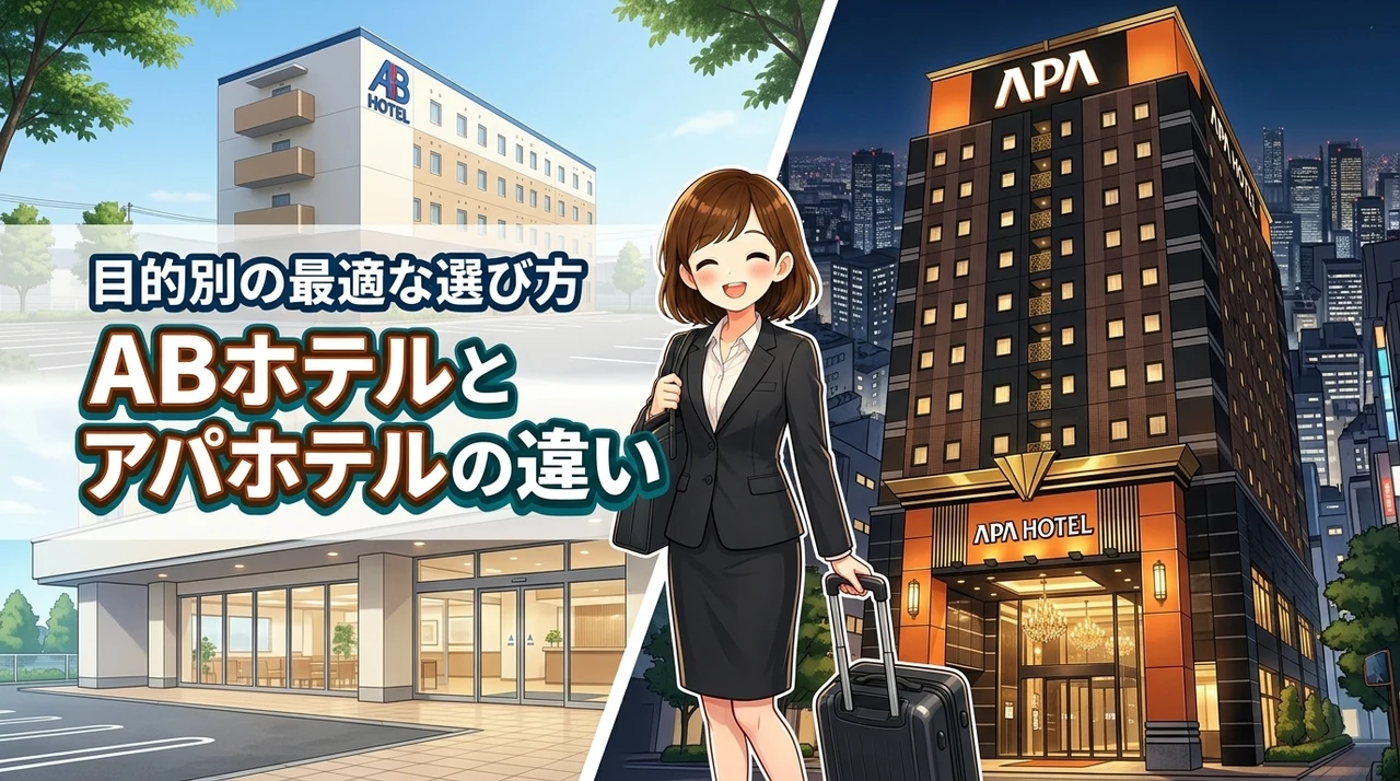 abホテルとアパホテルの違いを一覧表で比較！利用目的別の最適な選び方はこれだ