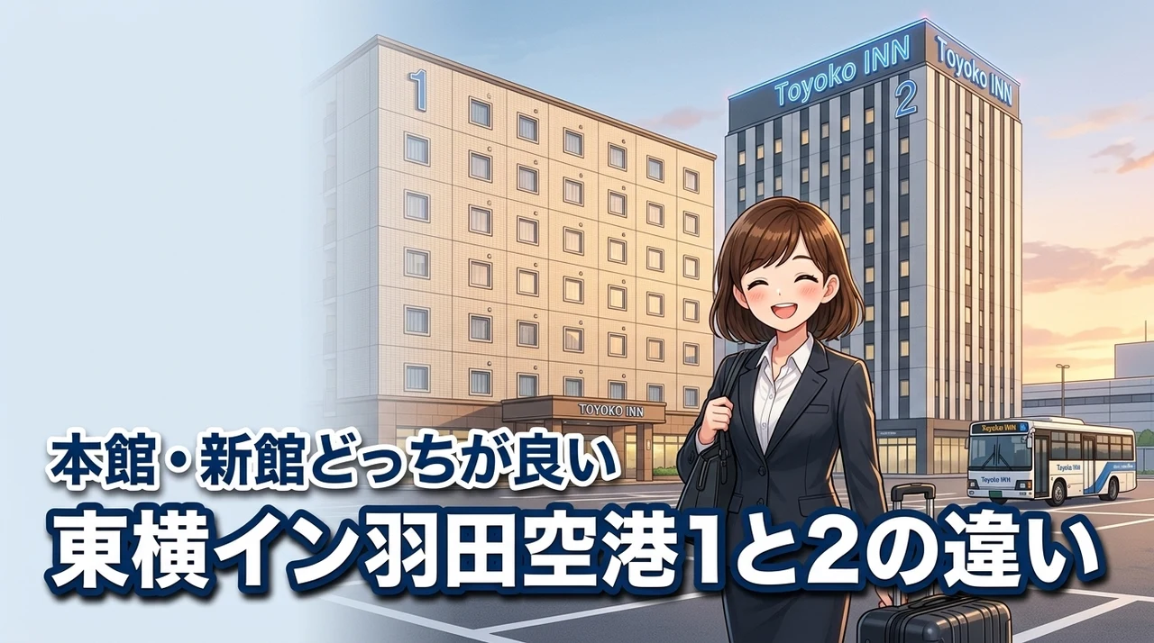 東横イン羽田空港1と2の違いは？新館と本館のどちらが良いか違いが気になる人へ