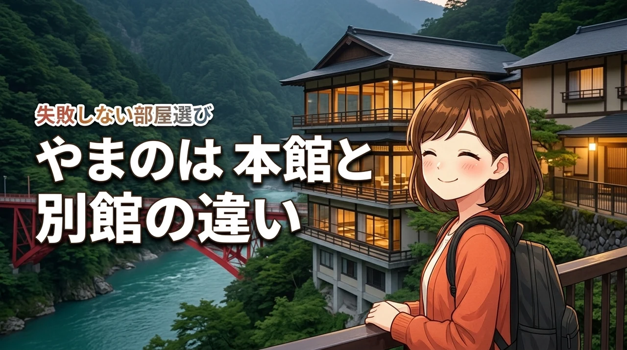 黒部・宇奈月温泉やまのはの本館と別館の違いを把握して失敗しない最適な部屋選びを