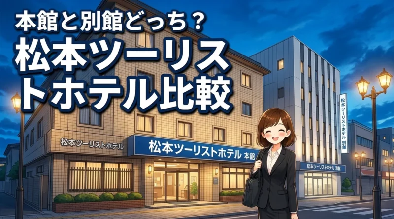 松本ツーリストホテルの本館と別館の違いで迷う人へ！どっちに泊まるのが正解？
